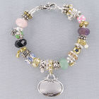 Engraved Antiue Two-Tone Bracelet D1BP1261