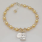 Engraved Graduation Bracelet J31777
