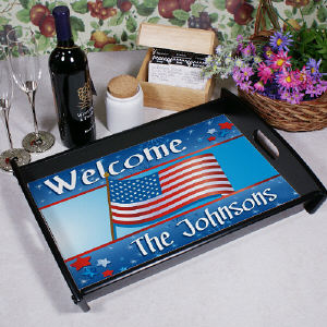 July 4th Celebration Personalized Serving Tray