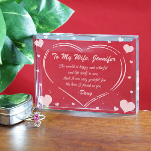 The Love I Found Personalized Keepsake
