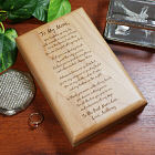To My Mom... Mother's Day Valet Box