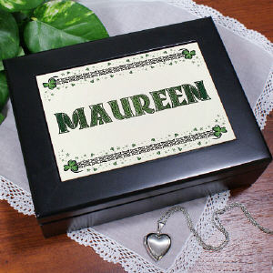 Celtic Irish Keepsake Box