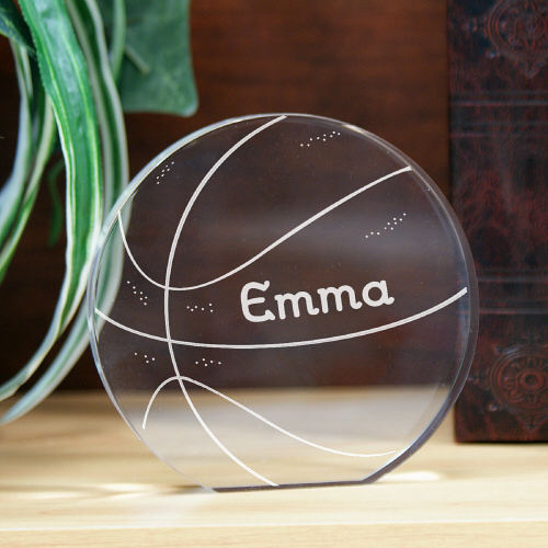 Engraved Basketball Keepsakes