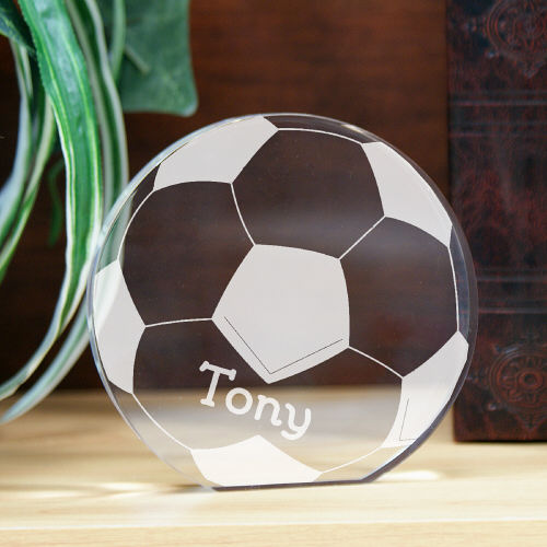 Engraved Soccer Keepsakes