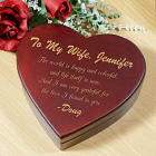 How Do I Love Thee Heart Jewelry Box