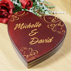 Engraved Couples Heart Jewelry Box 8532021