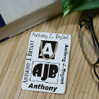 My Initial Personalized Bookmark U34955