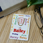 Personalized Name Bookmark - A is for...Design U8165