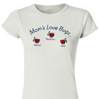 Love Bugs Personalized Ladies' Fitted T-Shirt