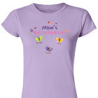 Mothers Personalized Butterfly Kisses Fitted T-Shirt 913552X