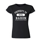 Personalized Property Of Athletic Dept. Ladies Fitted T-Shirt