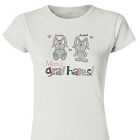 Gray Hares Personalized Scoop Neck T-Shirt