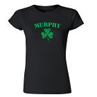 Personalized Irish Shamrock Ladies Fitted T-Shirt B33954x