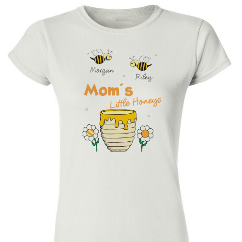  Little Honeys Personalized Womens T-Shirt
