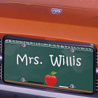 Chalkboard Teacher License Plate
