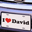I Love License Plate 49693
