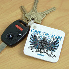 Personalized Gone Too Soon Memorial Key Chain 340290