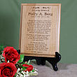 In Loving Memory Personalized Wood Plaque