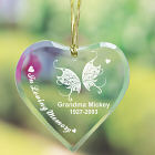 Engraved Memorial Heart Ornament 855744H