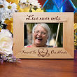 Love Never Ends Memorial Wood Picture Frame