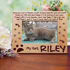 Have You a Cat in Heaven Wood Picture Frame