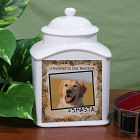 Personalized Ceramic Dog Photo Urn