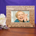 We Will Meet Again Memorial Wood Picture Frame