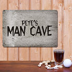 Personalized Man Cave Metal Wall Sign