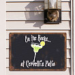 Personalized On The Rocks Patio Wall Sign 628164