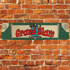 Personalized Baseball Grand Slam Saloon Metal Wall Sign