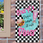 Personalized Retro Diner Kitchen Wall Signs
