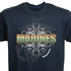 Marines Personalized Black T-shirt