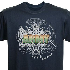 Personalized Army T-Shirt