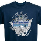 Custom Printed Navy T-Shirt