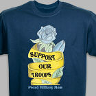 Personalized Support Our Troops T-Shirt
