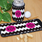 Monogram Madness Can Wrap Koozie