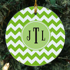 Monogram Madness Ceramic Ornament