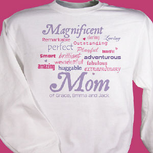 Magnificent Mom Personalized Sweatshirt