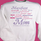 Magnificent Mom Personalized Sweatshirt