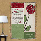 Personalized My Mother Tapestry Throw Blanket