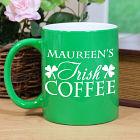 Engraved My Irish Coffee Two-Tone Mug