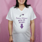 Due In... Personalized Maternity Nightshirt 814375x