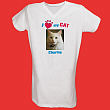 I Love My Cat Personalized Photo Nightshirt