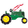 Green Tractor Personalized Ornament 820373