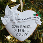 In Our Hearts Personalized Ornament 820413