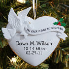In Our Hearts Personalized Ornament