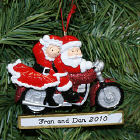 Mrs. Claus and Santa Personalized Christmas Ornament