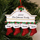 Personalized White Mantle Ornament
