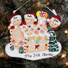 Personalized Gingerbread House Ornament