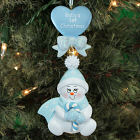 First Christmas Blue Snowbaby Ornament